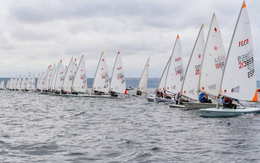 La flota balear de ILCA, protagonista de la Audax Marina