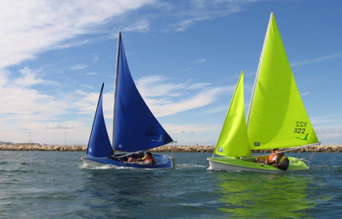 Los regatistas del CVPA dominan la clase Hansa 303