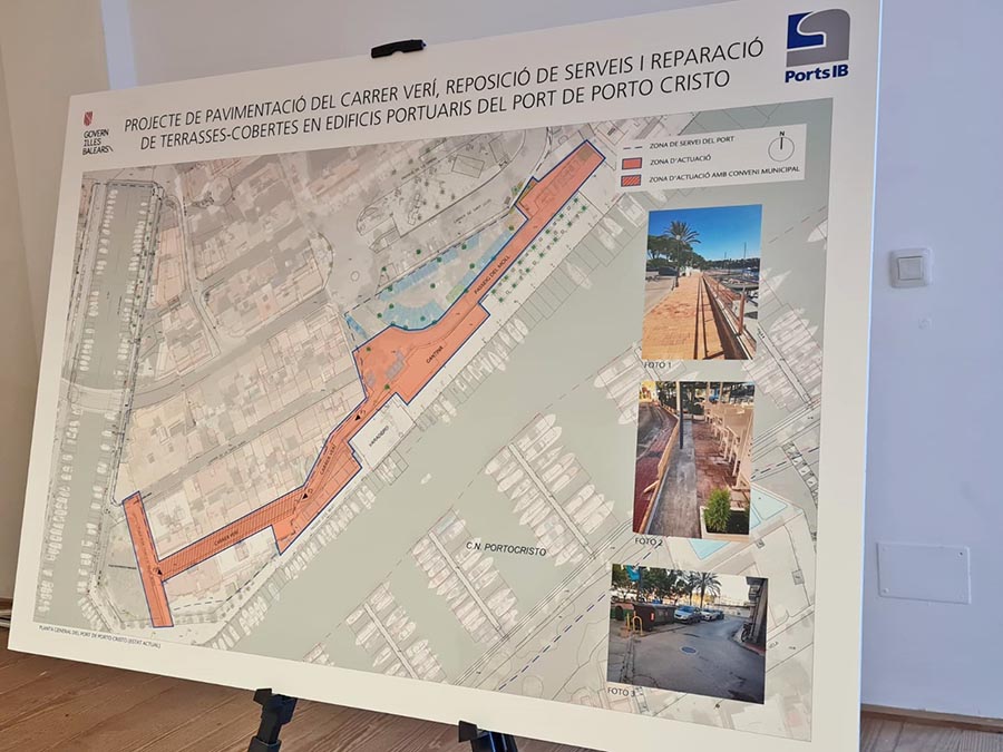 Un millón de euros para mejorar la zona portuaria de Porto Cristo