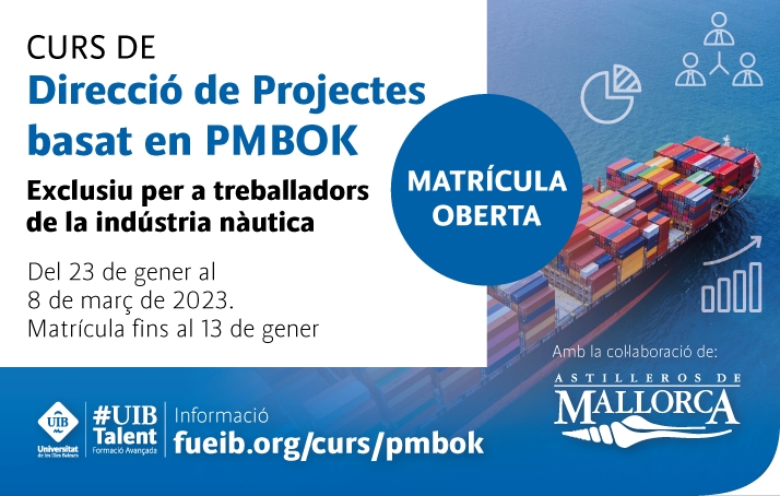 La UIB prepara un nuevo curso de Dirección de Proyectos