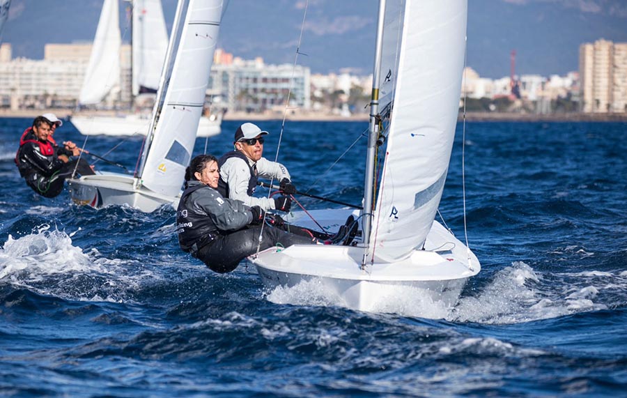 La clase Ok Dinghy estrena competición en Mallorca