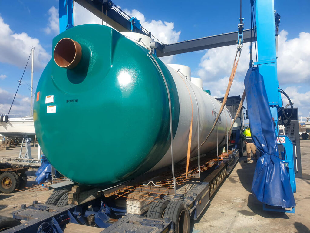 Nuevo depósito de decantación para el varadero de Can Picafort