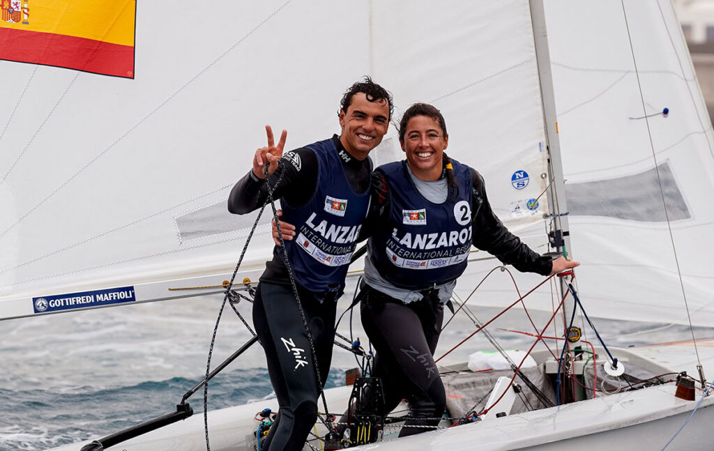 Jordi Xammar y Nora Brugman imponen su ley en la Lanzarote International Regatta