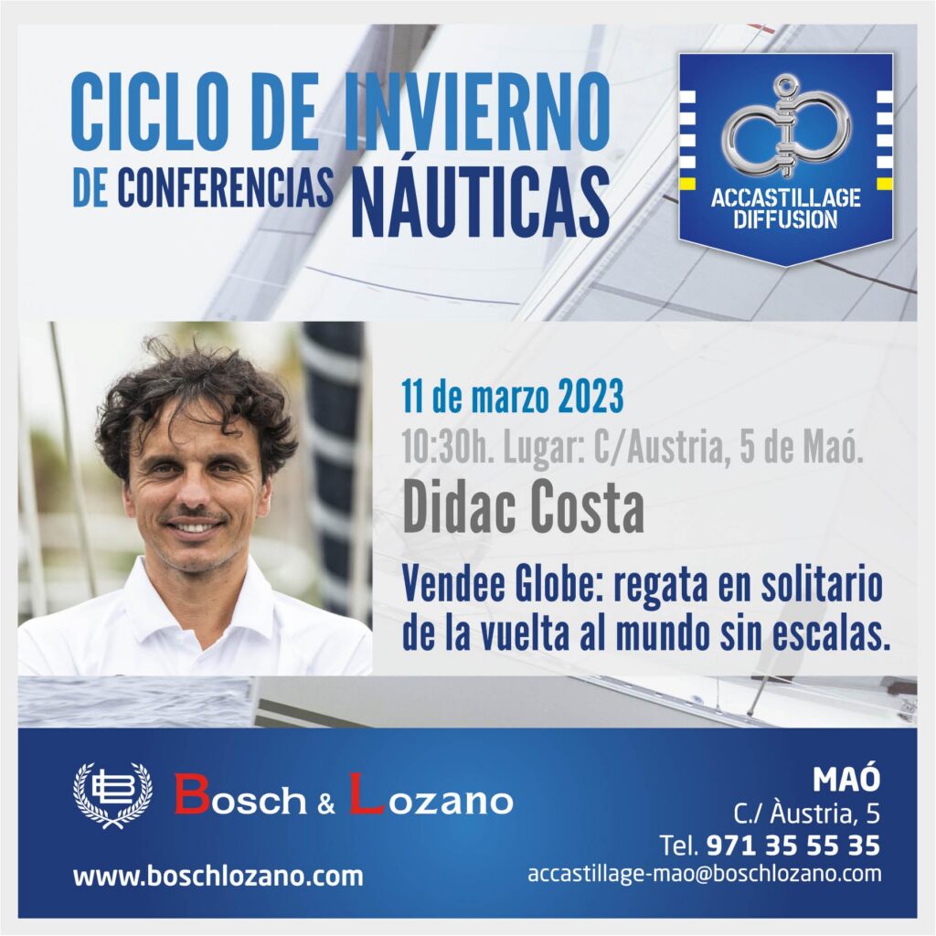 Didac Costa cierra el ciclo de conferencias de Bosch & Lozano en Maó