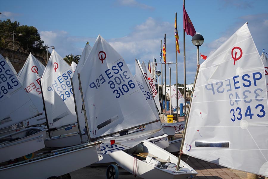Todo listo en Ciutadella para la Copa de España de Optimist