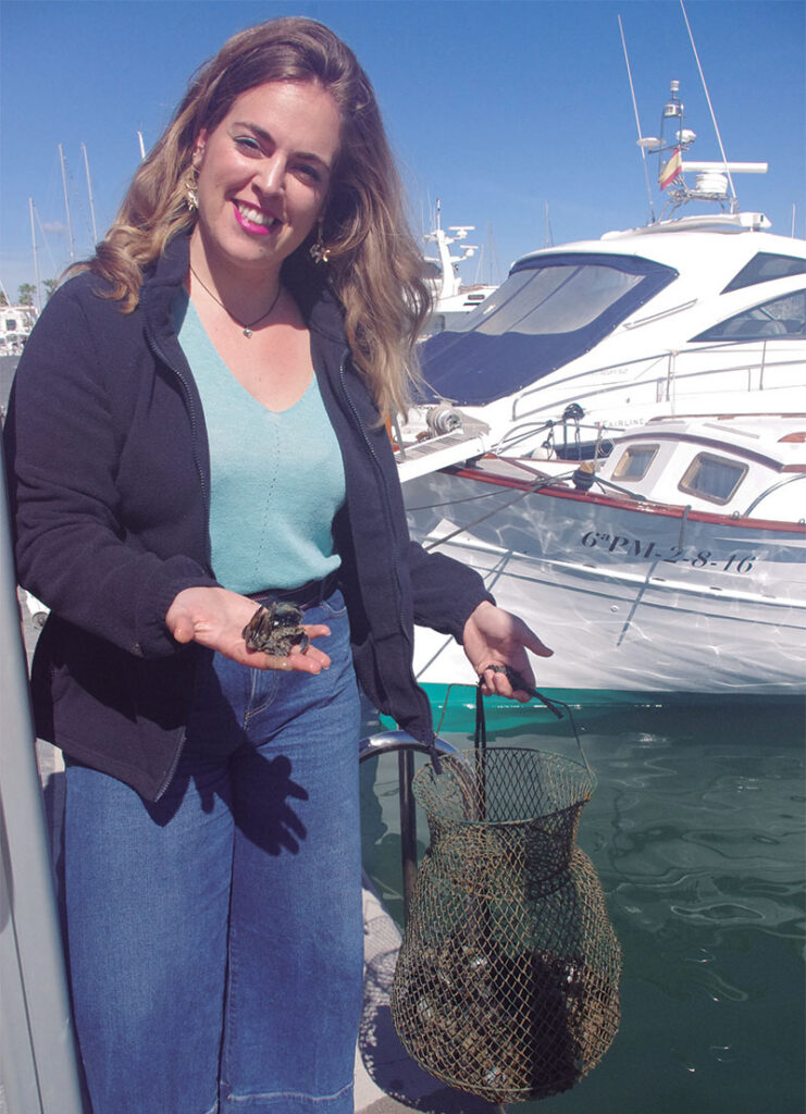 Mar Vera: «Con la biorremediación esperamos mejorar la transparencia del agua»