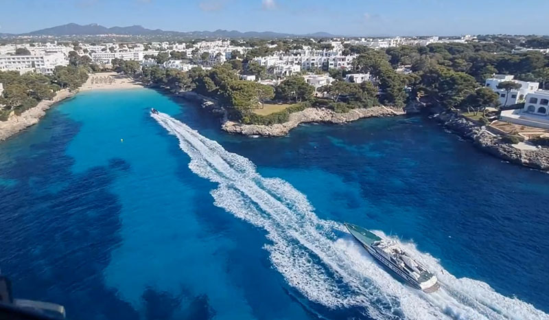 El alijo de la planeadora asciende a 2.000 kilos