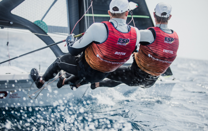 El viento arrecia en la Semana Olímpica Francesa