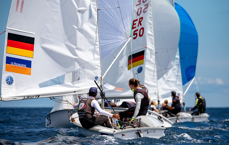 Neus Ballester y Jaime Wizner, segundos en el europeo de 470