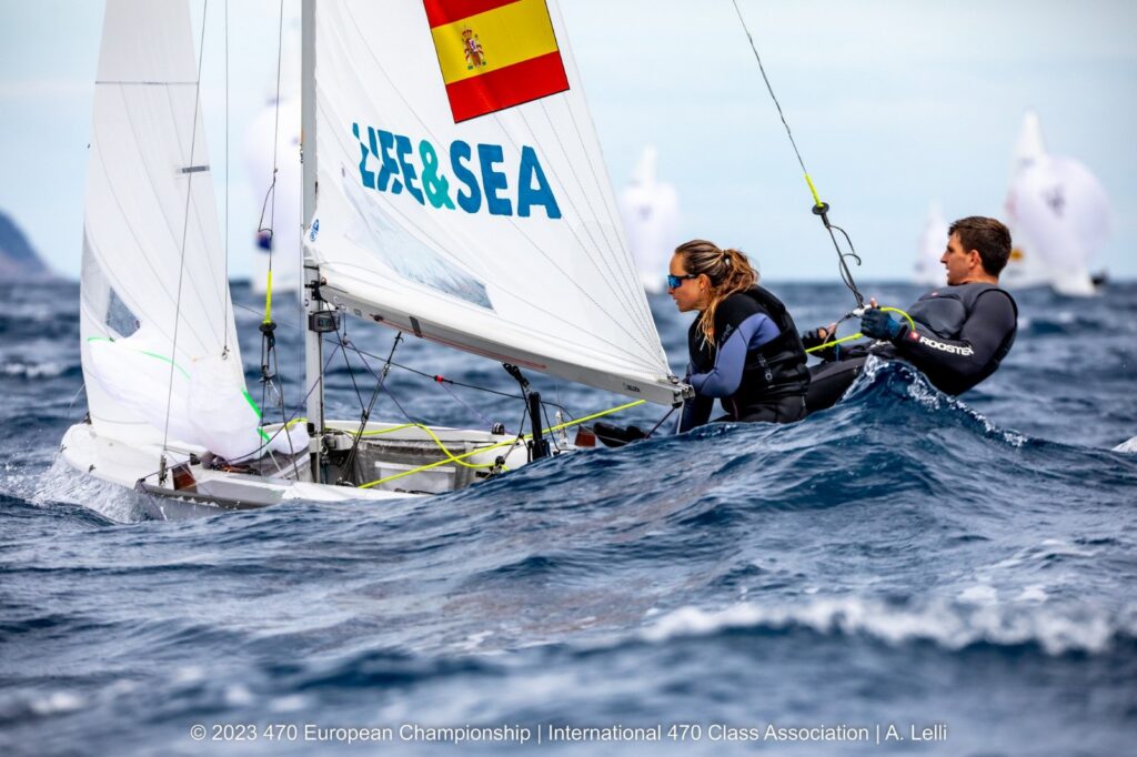 Neus Ballester y Jaime Wizner, los mejores jóvenes en el europeo de 470