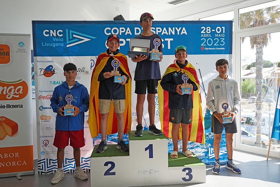 Juan Bennsàssar gana la Copa de España de Optimist