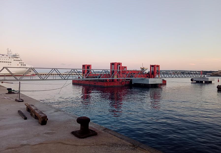 Finaliza las obras de los duques de alba en el puerto de Ciutadella