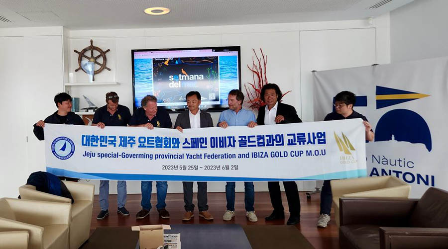 De Corea del Sur al Club Nàutic Sant Antoni