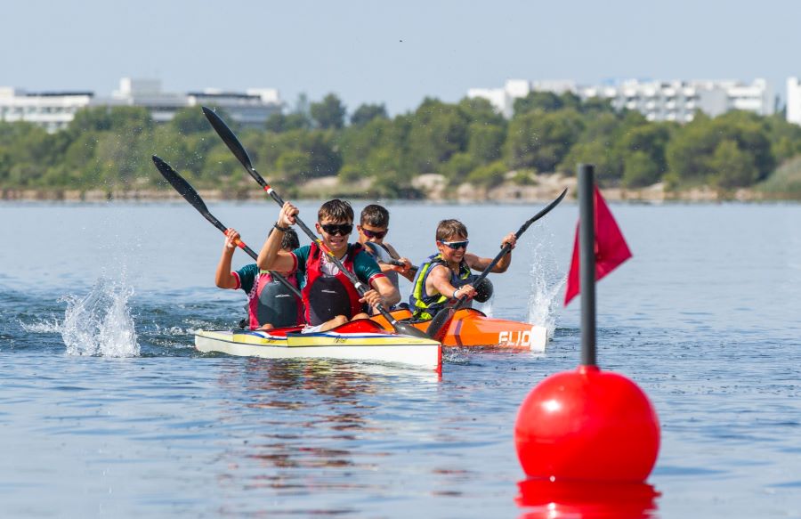 Los deportistas de Baleares dominan en la Copa de España Infantil de Piragüismo