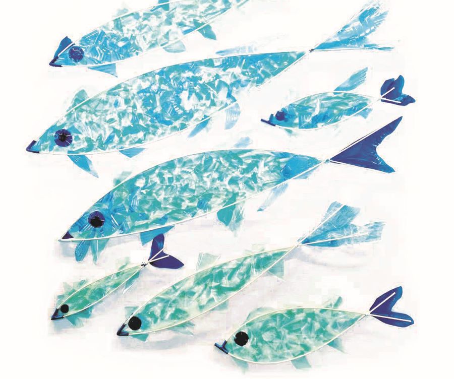 Arte para celebrar la trayectoria de la compañía Baleària