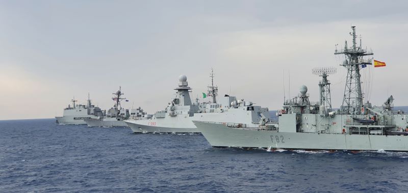 Nueve buques de la OTAN recalan en el puerto de Palma