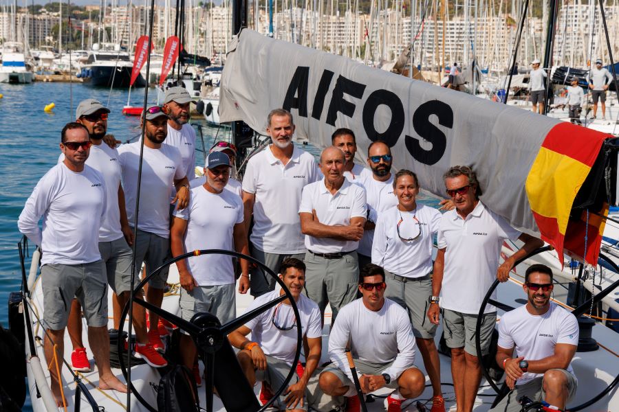 El Rey llega al RCN Palma para la primera jornada de la Copa del Rey MAPFRE