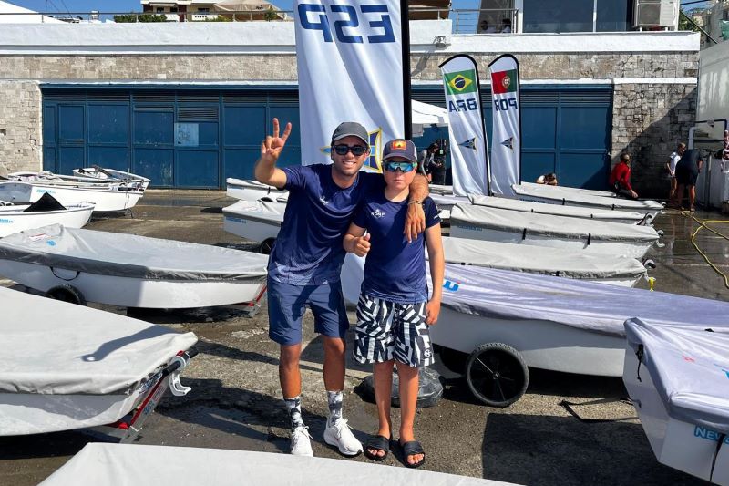 Nikko Palou, subcampeón de Europa de Optimist, recoge el fruto de su trabajo incansable