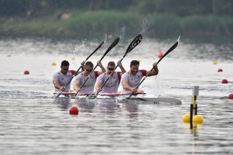 El K4 español se quita la espina del Mundial de Duisburgo