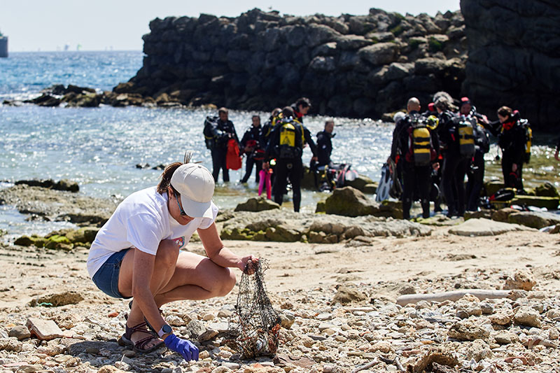 Es Carnatge, escenario de la Gran Limpieza Internacional de Fondos Marinos