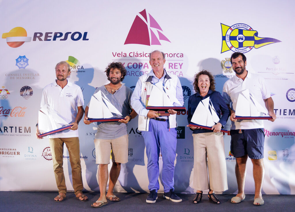 La entrega de trofeos pone el punto final a la Copa del Rey Repsol de Barcos de Epoca