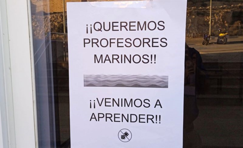 Los alumnos de náutica vuelven a convocar su protesta: “Nos han querido tapar la boca”