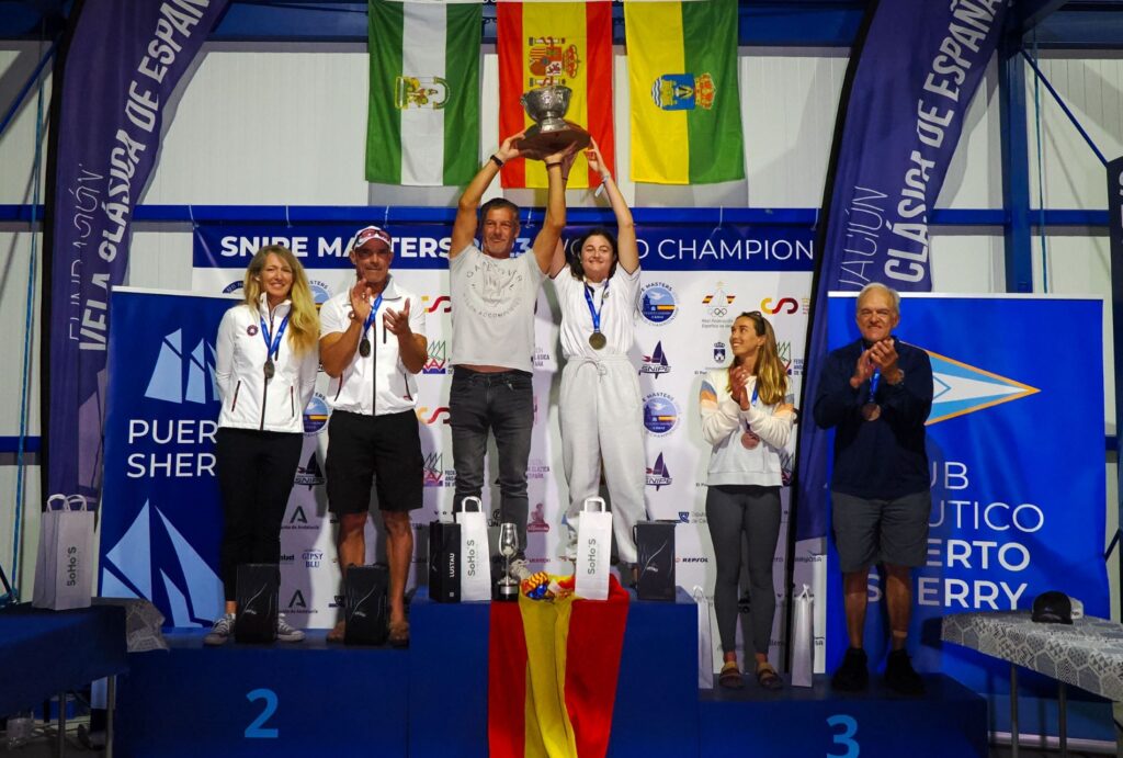 Damián Borras y Sara Franceschi, campeones del Mundo de Snipe Máster
