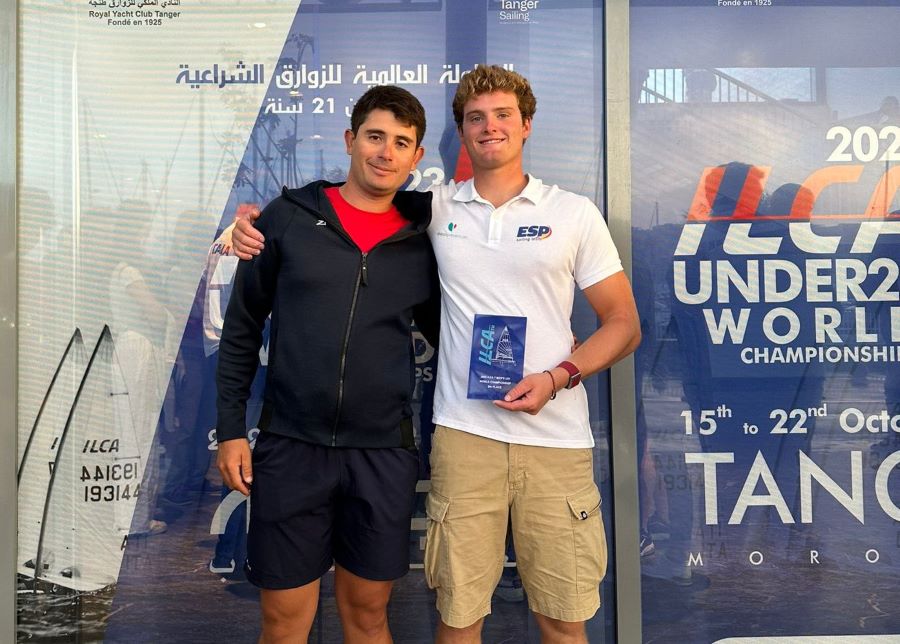 Javier seguí se sitúa entre los mejores en el Mundial Sub21 de ILCA7