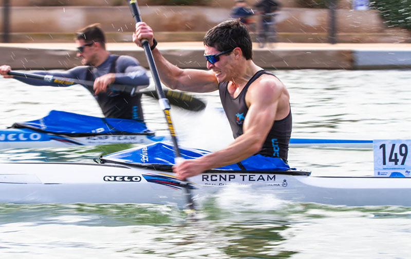 La elite del kayak de mar nacional se cita en Palma