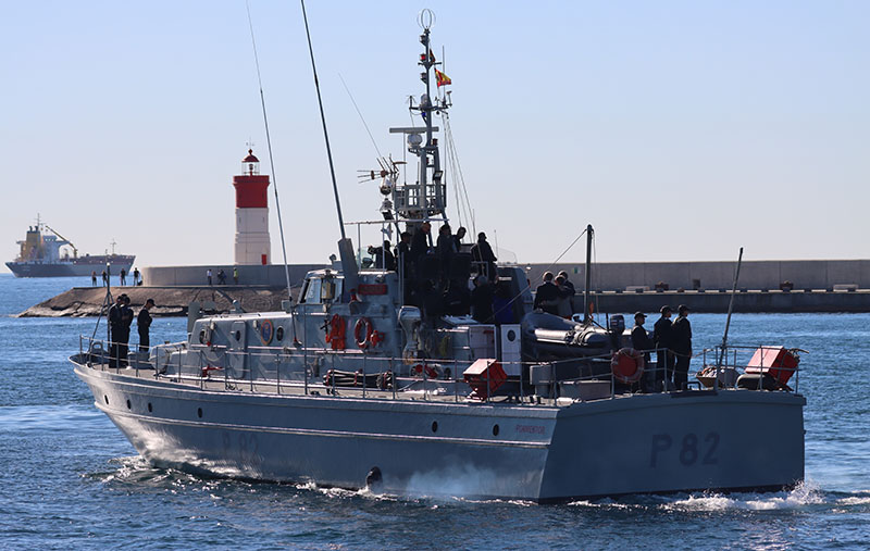 El ’Formentor’ comienza a vigilar el Mar Balear