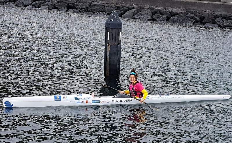 La ibicenca Marta Noguera, campeona de Europa Junior de kayak de mar