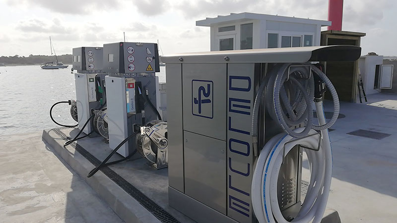 El Port de la Colònia de Sant Jordi estrena gasolinera