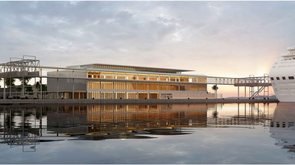 La estación marítima del Cós Nou abrirá sus puertas a finales del 2027