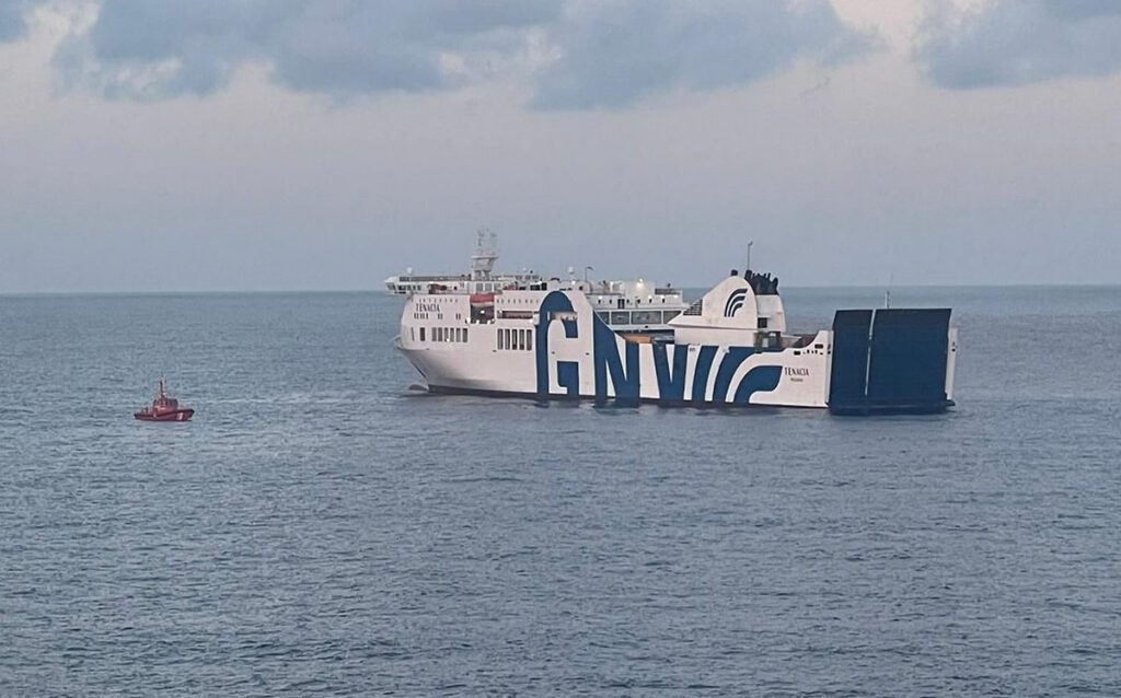 Incendio a bordo de un ferry que navegaba entre Valencia y Palma