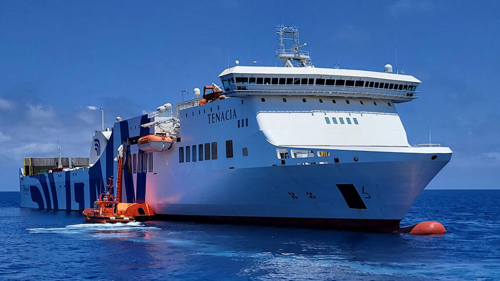 El capitán del Tenacia: “Había riesgo potencial de un nuevo incendio”