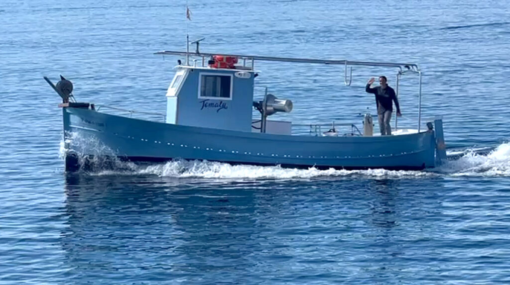 Un catamarán hunde una barca de pesca en la Colònia de Sant Jordi