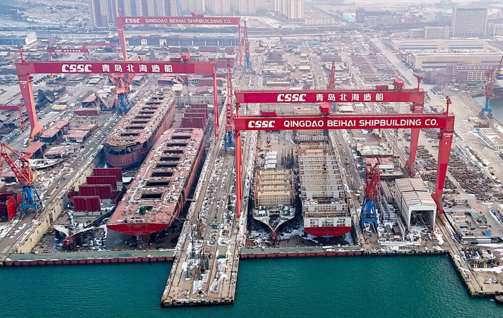 China crea un ‘macrogigante’ de la construcción naval