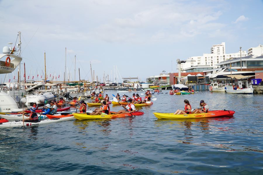 Más de 70 palistas participaron en el XXIII Día de la Piragua