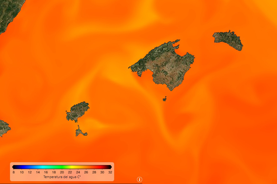 La boya de Dragonera rompe de nuevo el récord nacional de temperatura del mar