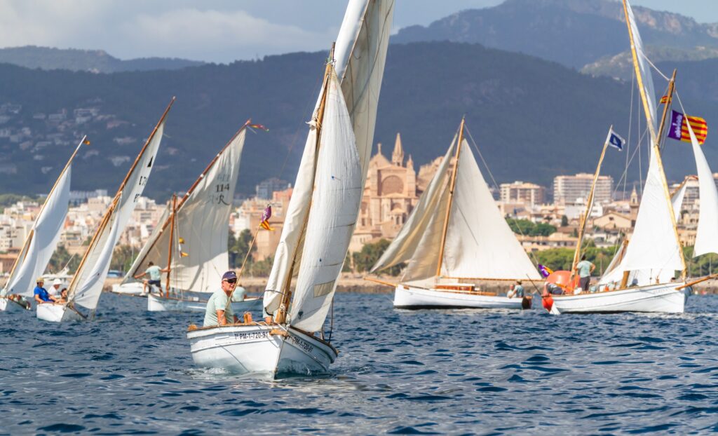 Diada de Vela Latina espectacular en Cala Gamba