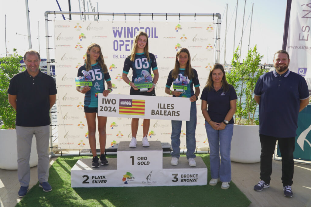 La regatista de Pollença Leya Seguí, campeona de España de Wing Foil