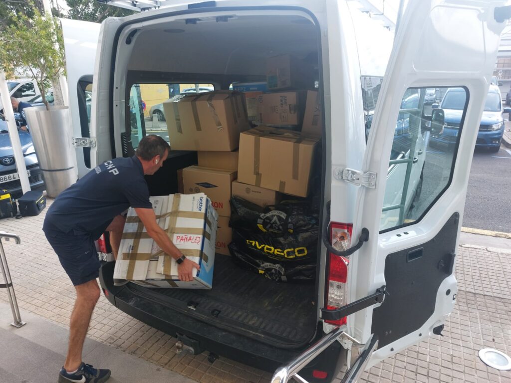 La campaña de solidaridad del RCNP con Algemesí supera todas las previsiones