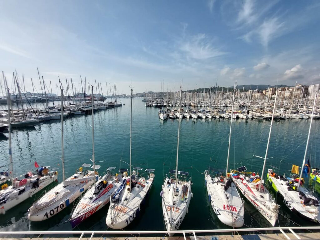 La clase Mini toma posiciones en el Náutico de Palma