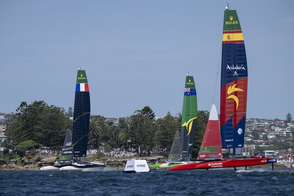 Sidney se le atraganta al equipo español de Sail GP