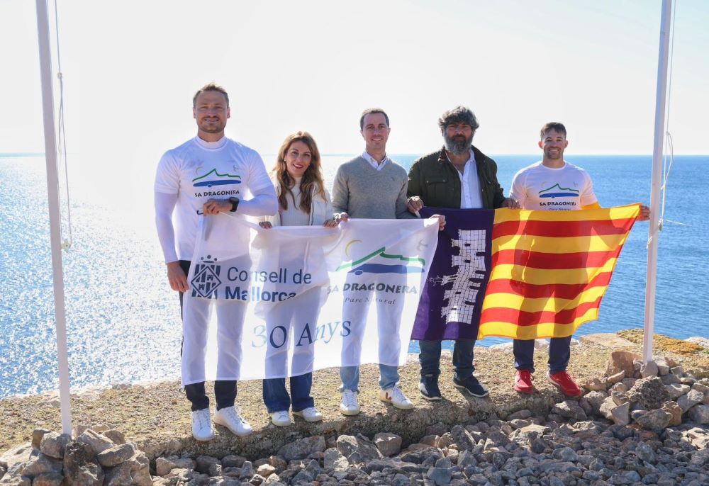 Cooper y Moreno celebran los 30 años del parque natural de Sa Dragonera