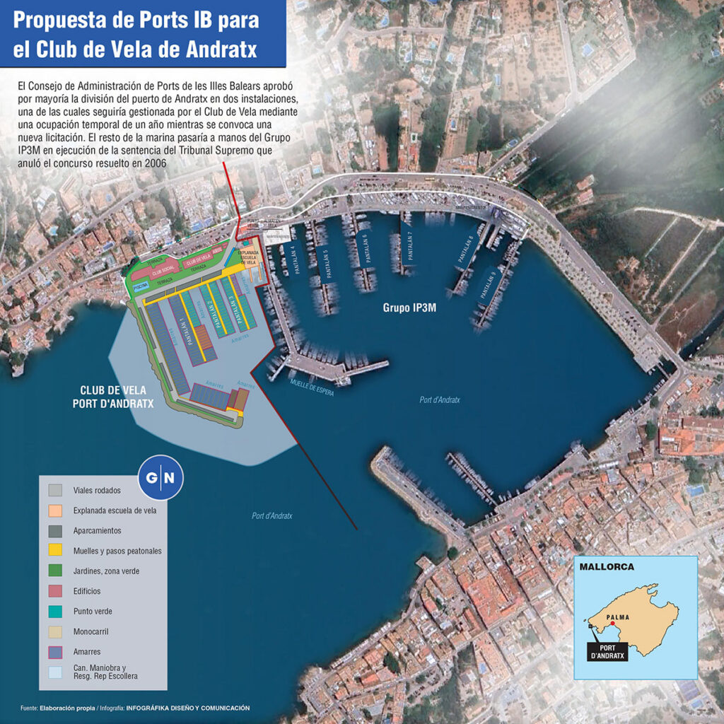 Ports IB a IPM: o acepta la propuesta de división del puerto de Andratx o renuncia a la concesión