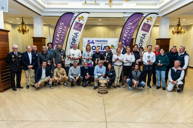 El Trofeo Princesa corona a los vencedores de las clases ORC y monotipos