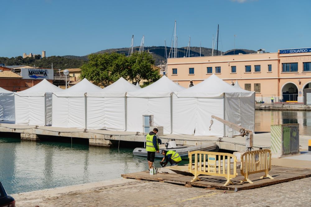 El Moll Vell se prepara para el Palma International Boat Show