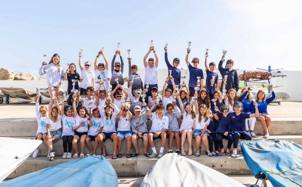 Beltrán López gana la Setmana de la Vela de Cala Gamba en la clase Optimist