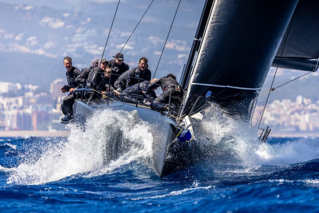 El viento no falla en la despedida de la Sandberg PalmaVela